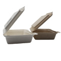 Günstiger Preis Biologisch abbaubare Zuckerrohr-Bagasse Take Out Plate Food Container